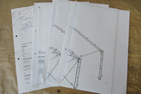 15.00 x 30.00m (450m²) Kapschuur model 